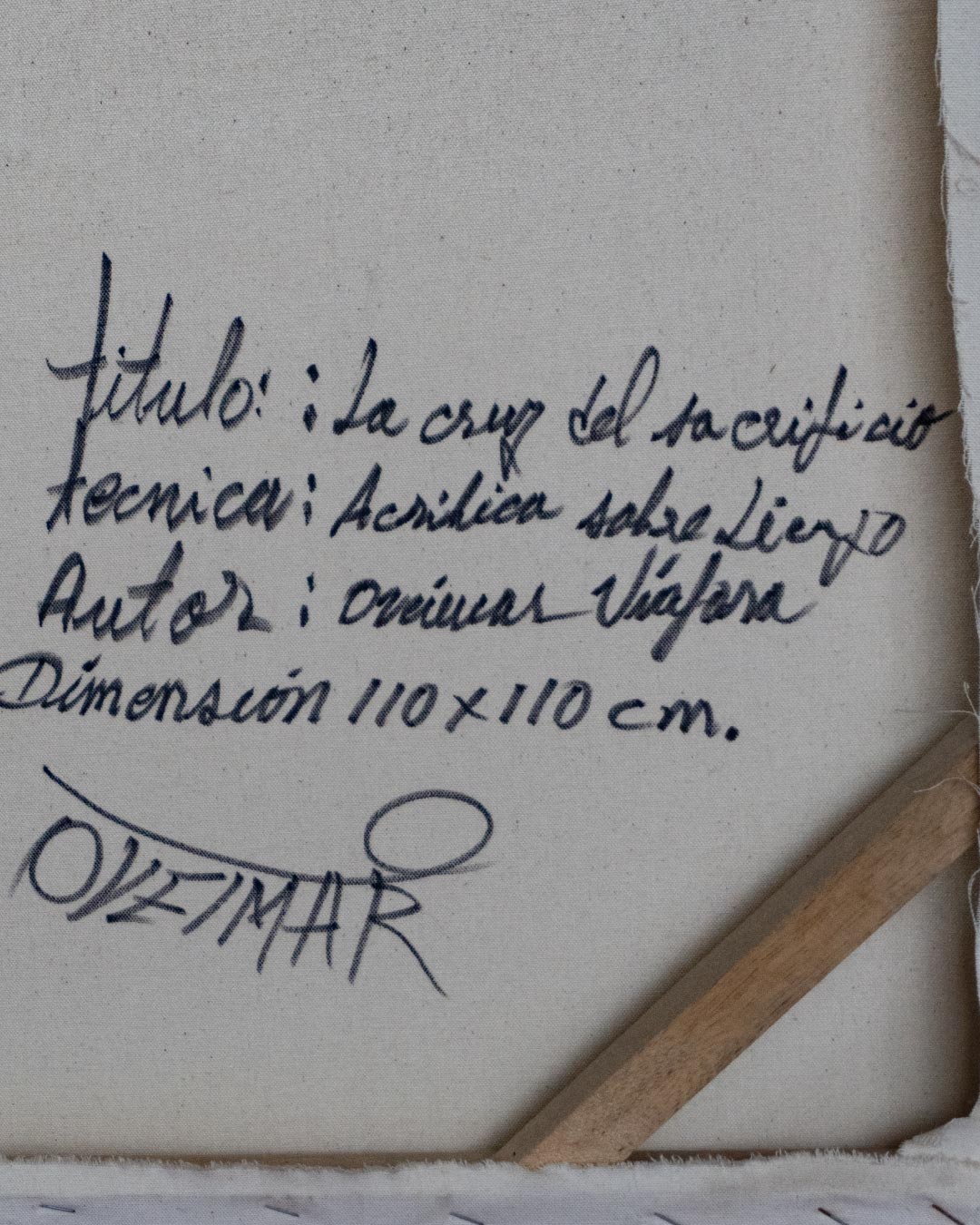 La Cruz del Sacrificio/ Oveimar Viáfara