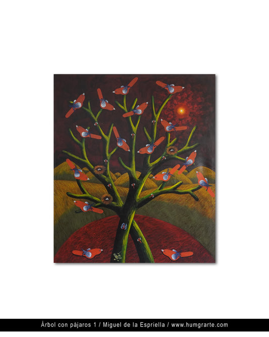 Árbol con pájaros 1  / Miguel de la Espriella (Noble)
