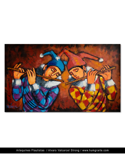 Arlequines Flautistas / Álvaro Valcarcel Strong