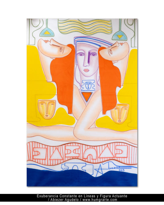 Exuberancia Constante en Líneas y Figura Actuante / Abiezer Agudelo