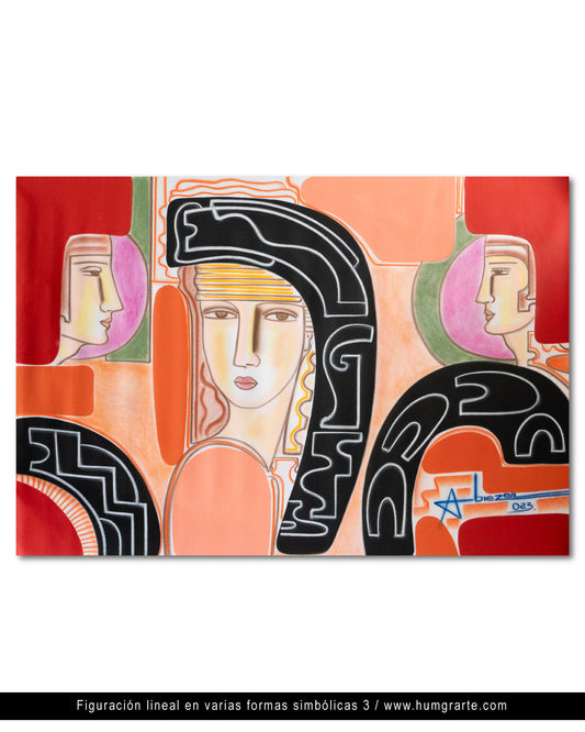 Figuración Lineal en varias formas Simbólicas 3 / Abiezer Agudelo