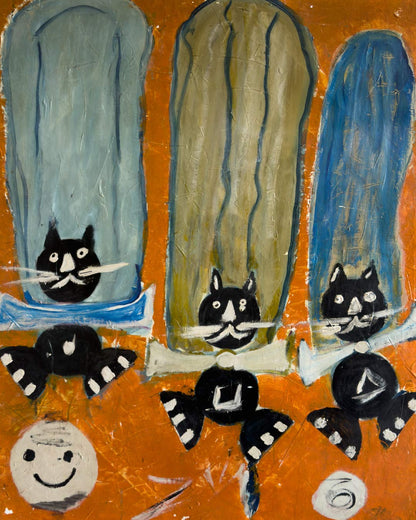 Edwin Verano /  Gatos en paracaidas