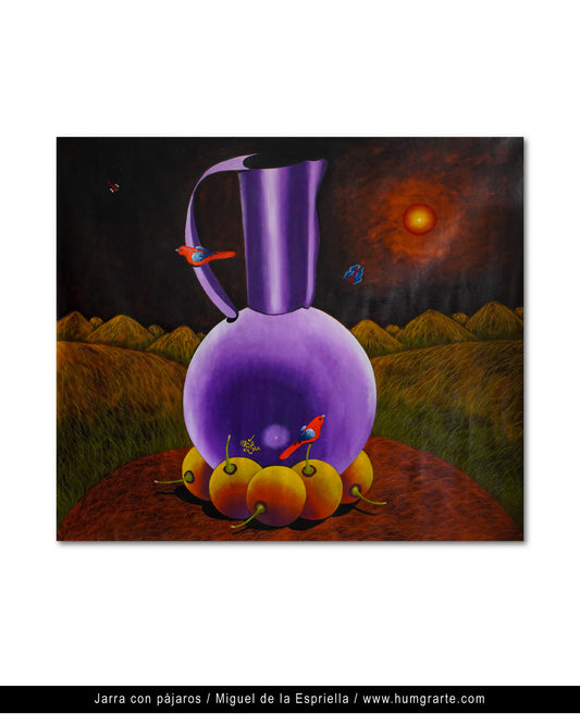 Jarra con pájaros / Miguel de la Espriella (Noble)