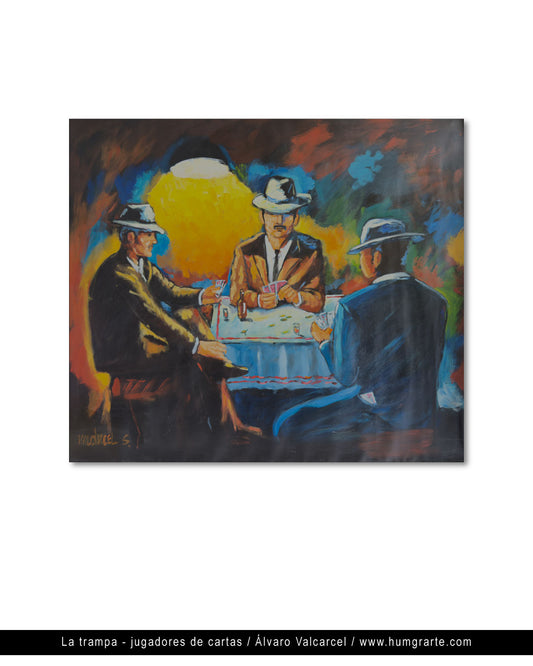 La trampa - jugadores de cartas / Álvaro Valcárcel Strong