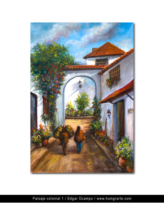 Paisaje Colonial 1 /  Edgar Ocampo