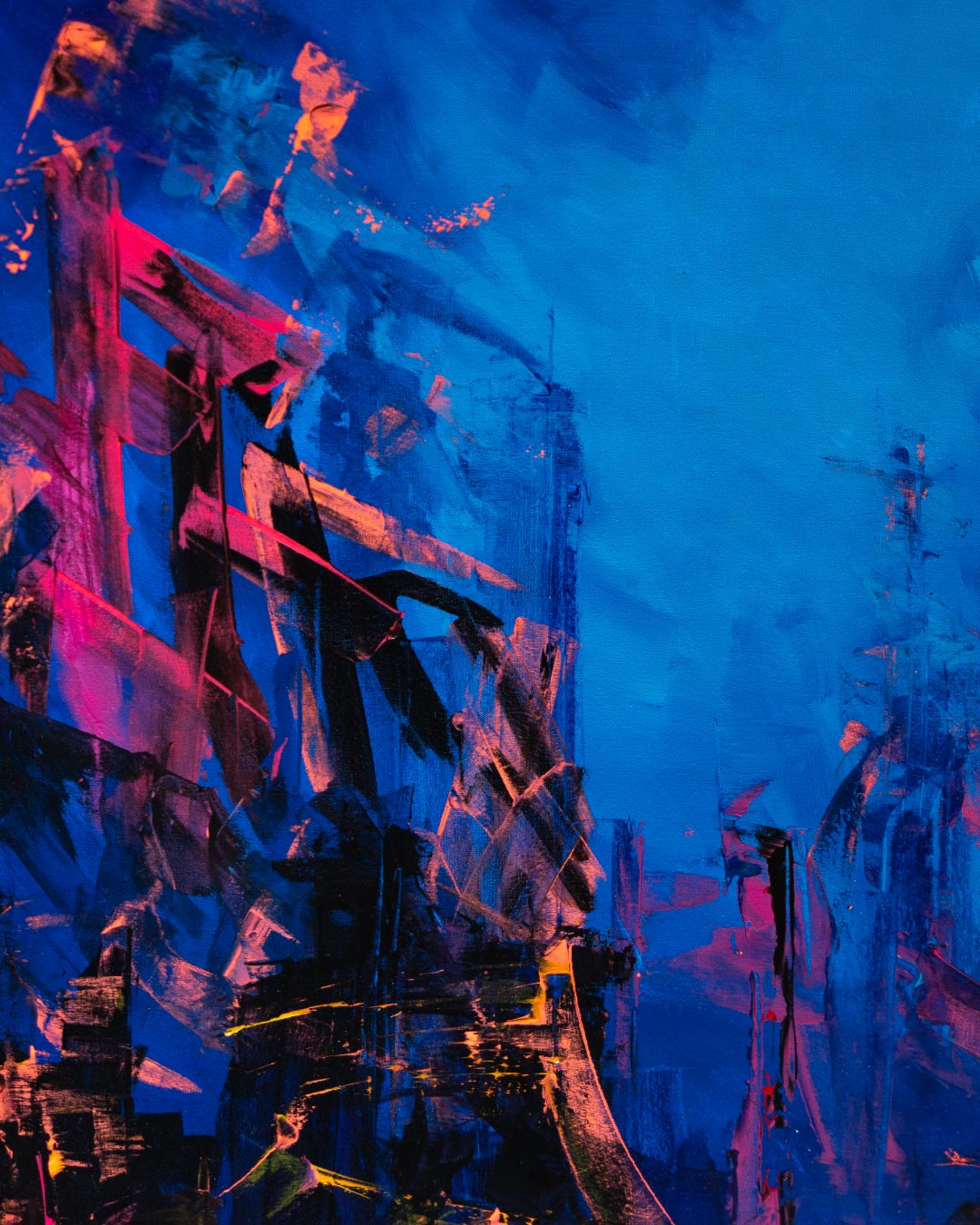 Guardianes de la noche magenta / Oveimar Viáfara